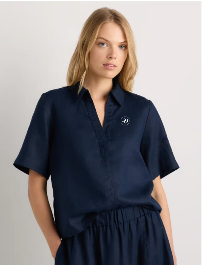 Summer Merch 2026 | Quince 100% European Linen Short Sleeve Popover Top