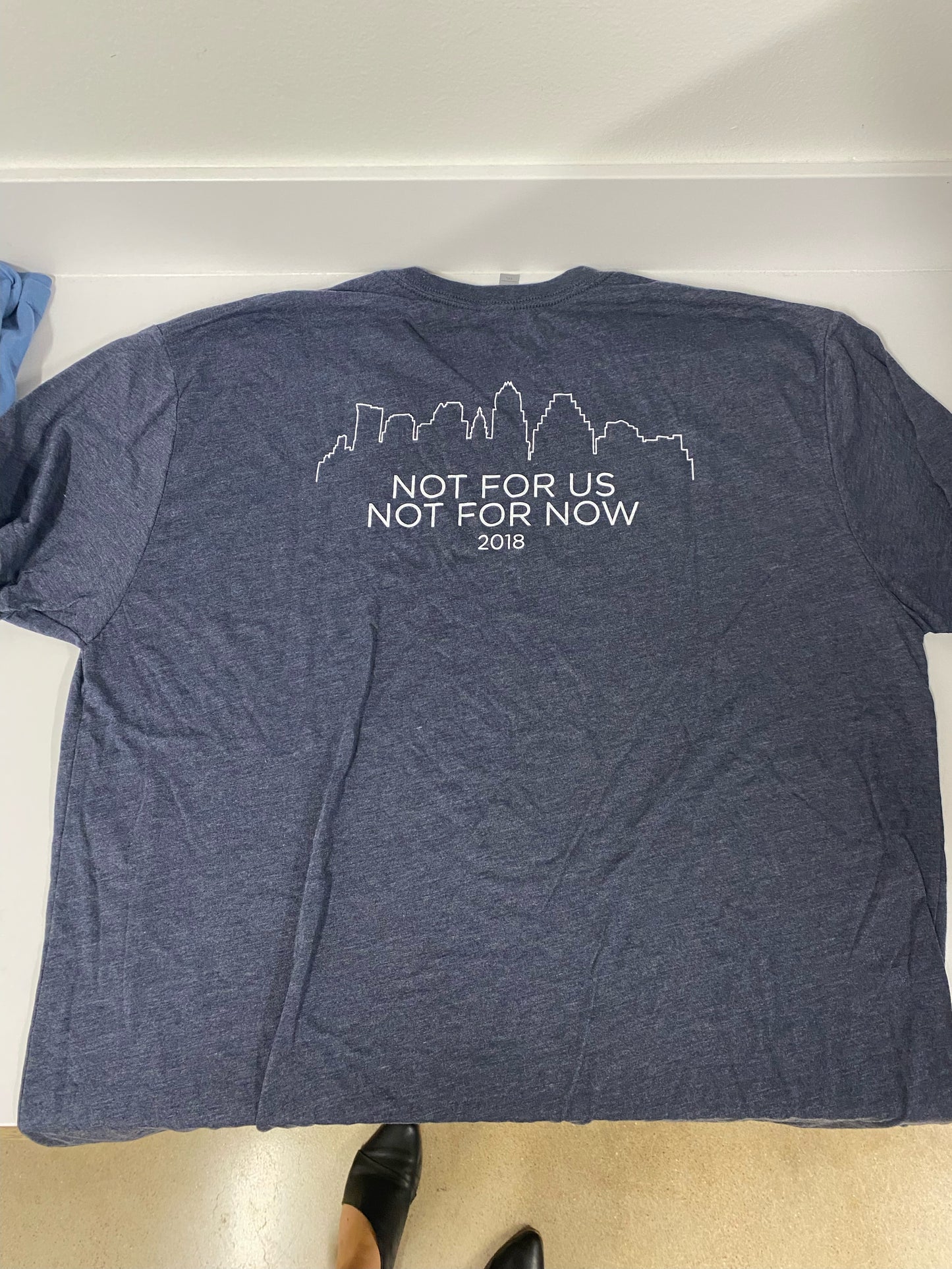 NEXT 2018 Themed T-Shirt - Next Level Tri-Blend "Not For Us Not For Now" | Charcoal