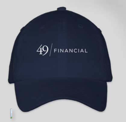 49 Financial Youth Hats | Navy